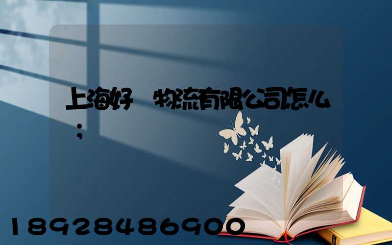 上海好運物流有限公司怎么樣