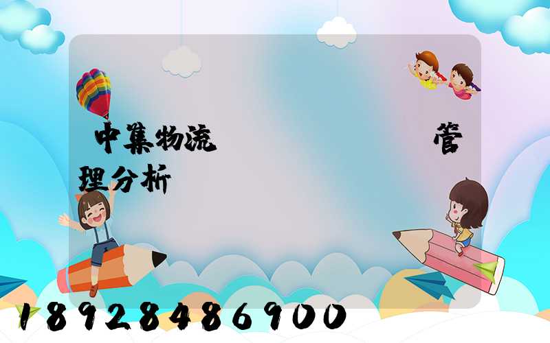 中集物流運(yùn)輸管理分析