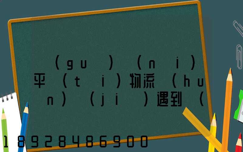 國(guó)內(nèi)平臺(tái)物流環(huán)節(jié)遇到問(wèn)題通常有哪些因素