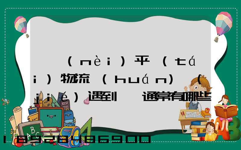 國內(nèi)平臺(tái)物流環(huán)節(jié)遇到問題通常有哪些因素