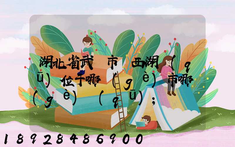 湖北省武漢市東西湖區(qū)位于哪個(gè)市哪個(gè)區(qū)