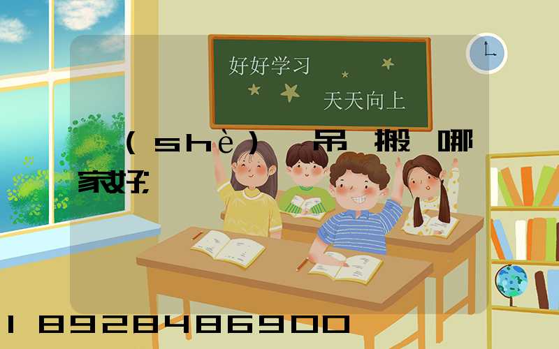 設(shè)備吊裝搬運哪家好