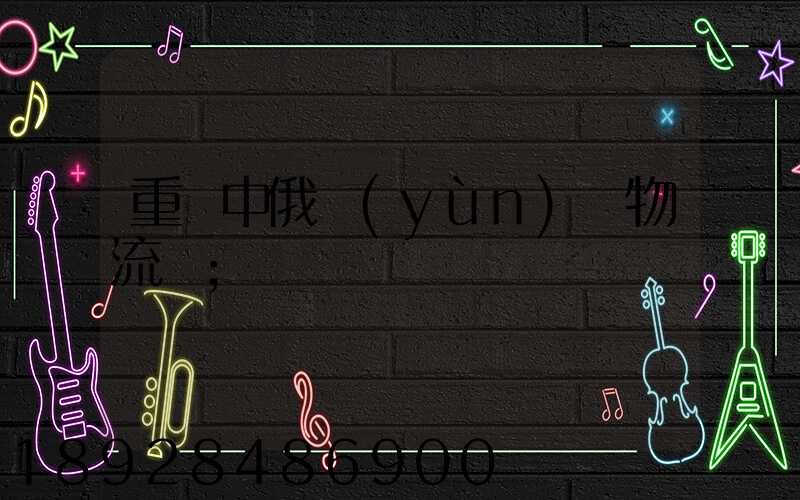 重慶中俄運(yùn)輸物流庫